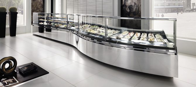 Refrigerated display counter